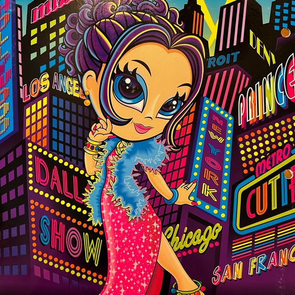 Rare Lisa Frank Glamour Girl Folder - Picture 2 of 3